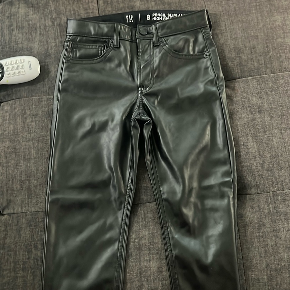 Gap kids Vegan leather pants